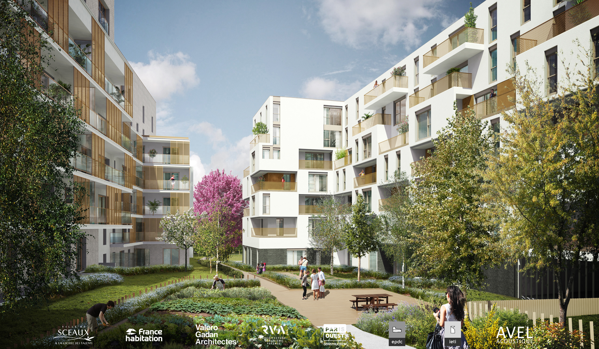 Le quartier des QuatreChemins Sceaux