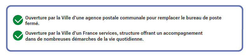 Améliorer l'accès aux services publics