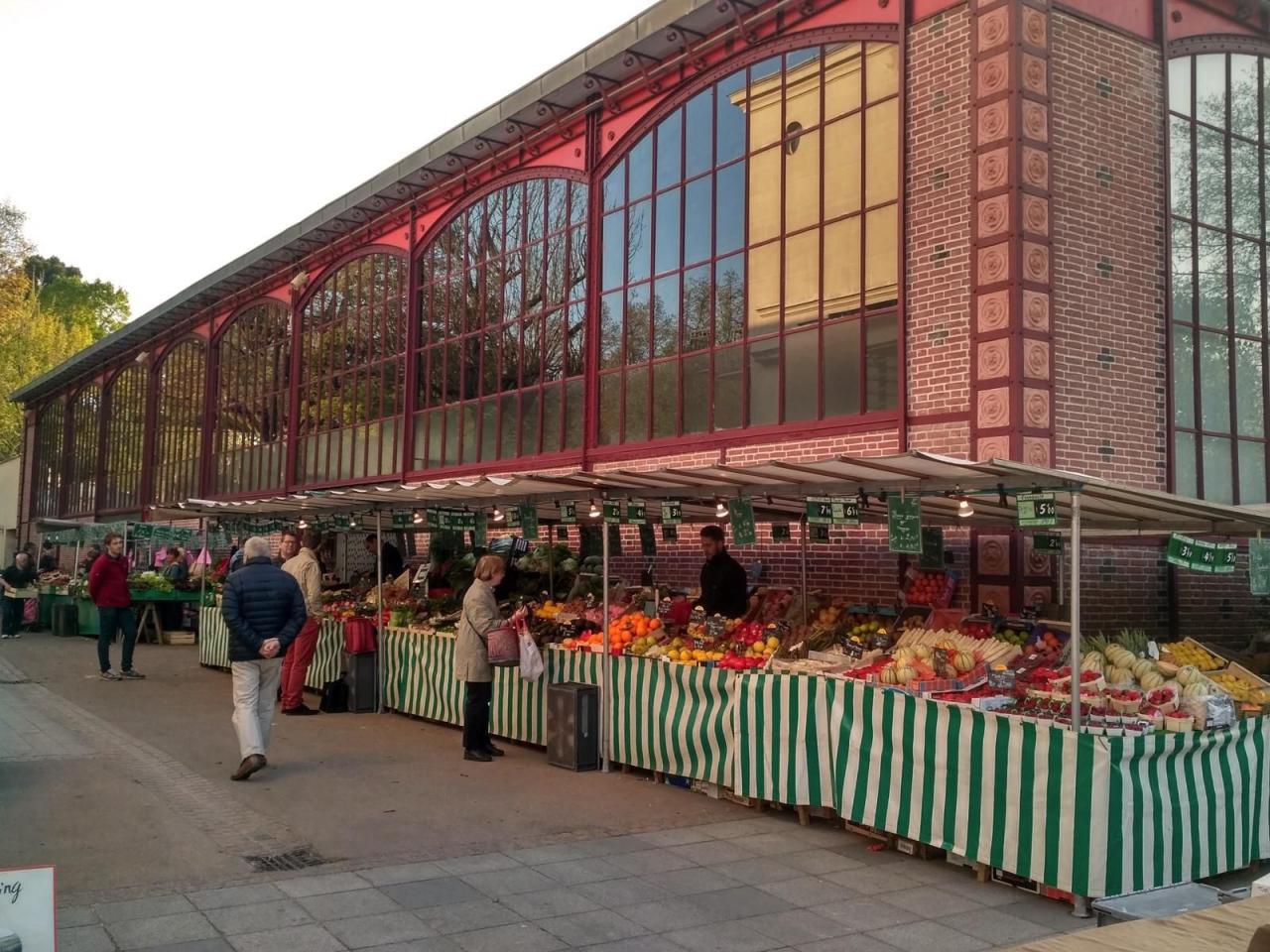 La halle du marché de Sceaux