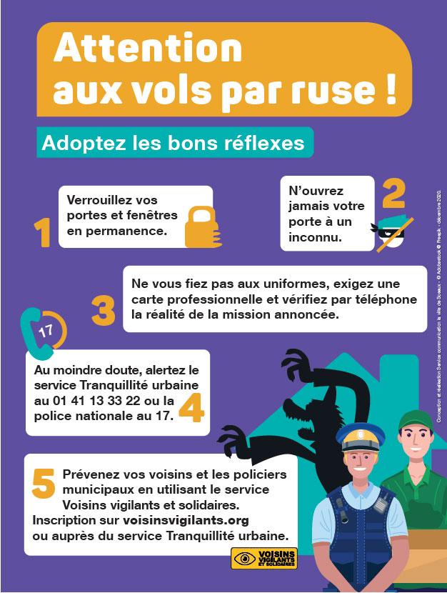 A Chartres, la Police appelle à la vigilance après de récents vols