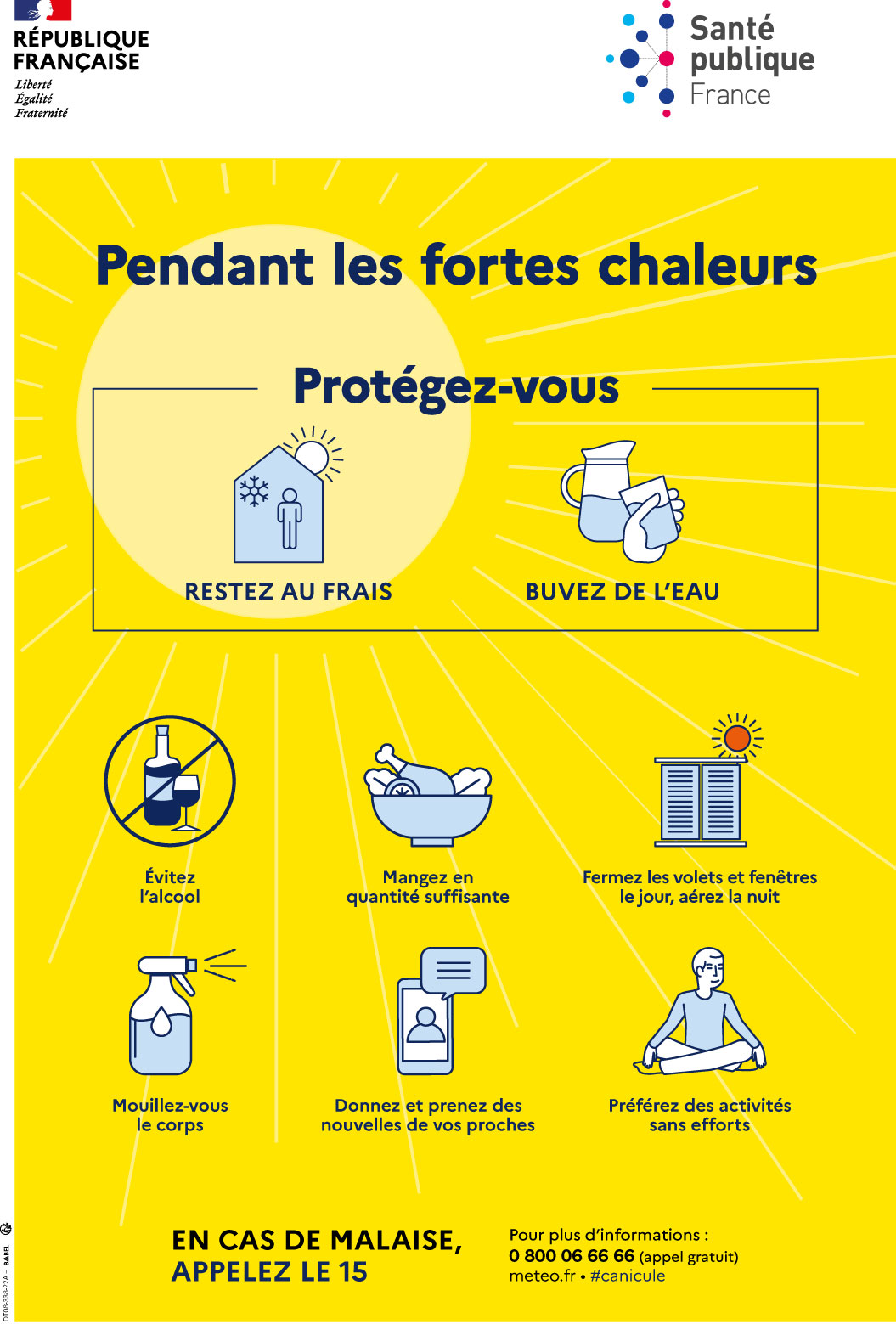 Fortes chaleurs - Santé publique France