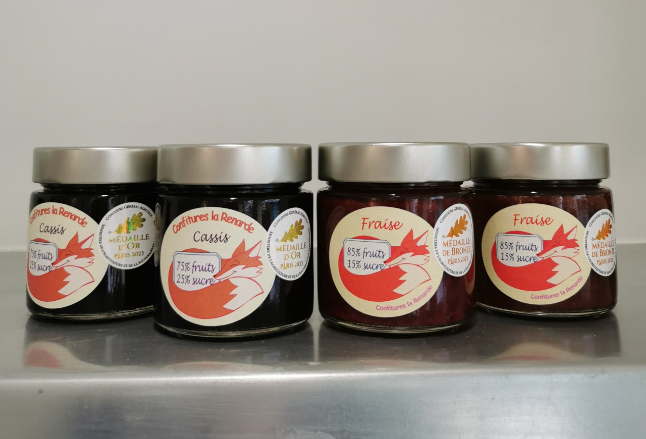 pot de confiture primé