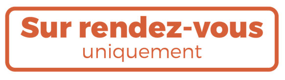 RDV requis pour les démarches
