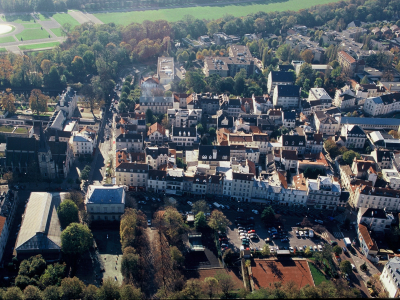 La ville de Sceaux vue du ciel