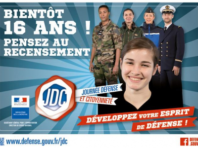 Affiche officielle du recensement militaire