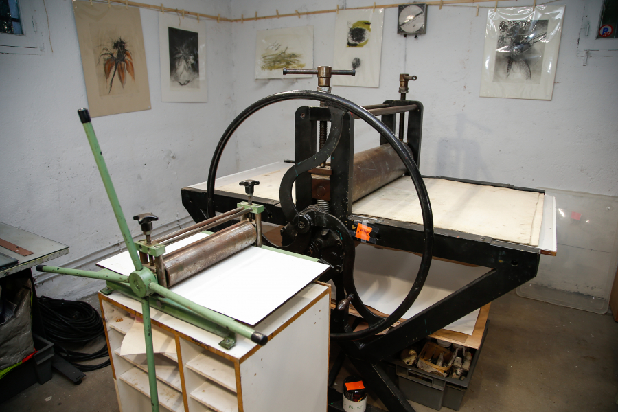 La Tarlatane, atelier des gravure - Octobre 2021 - © Antonio Borga