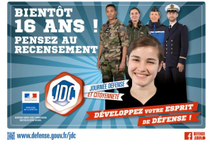 Affiche officielle du recensement militaire